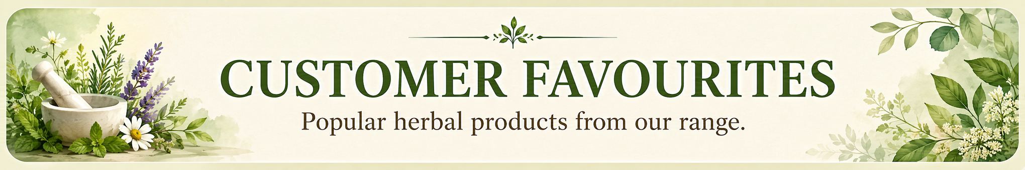 CUSOMER FAVOURITES BANNER