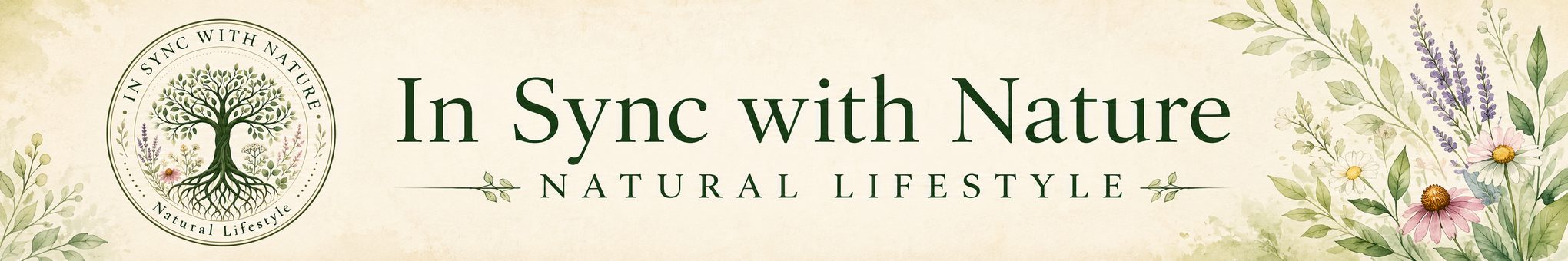 IN SYNC WITH NATURE BANNER