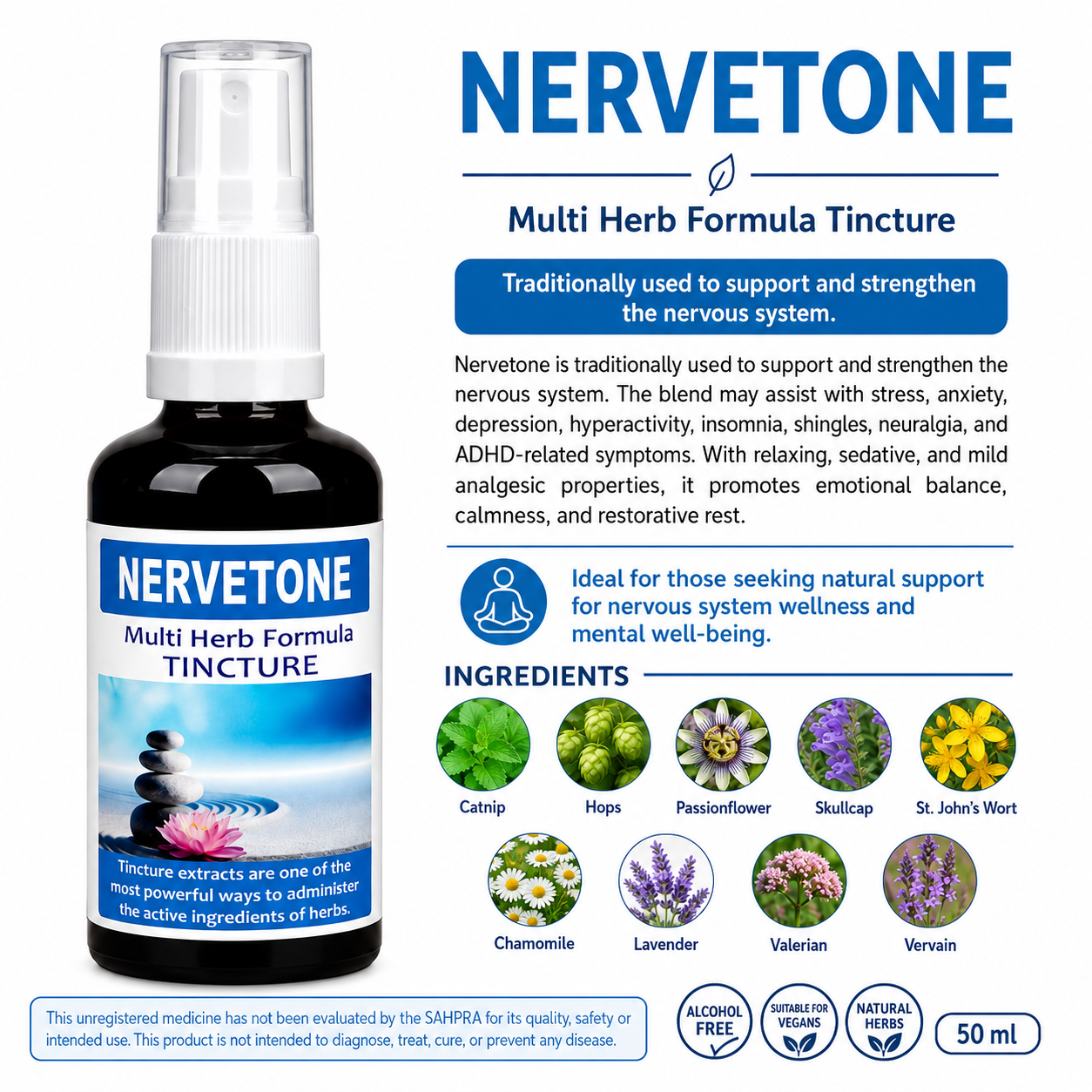NERVETONE TINCTURE OS INFO AD
